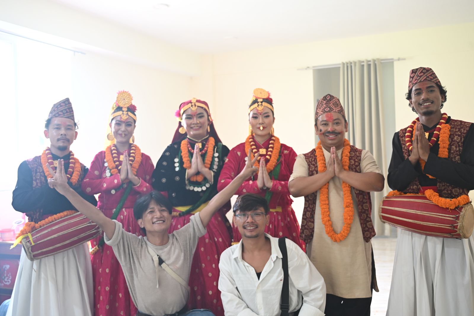 A troupe with their madal