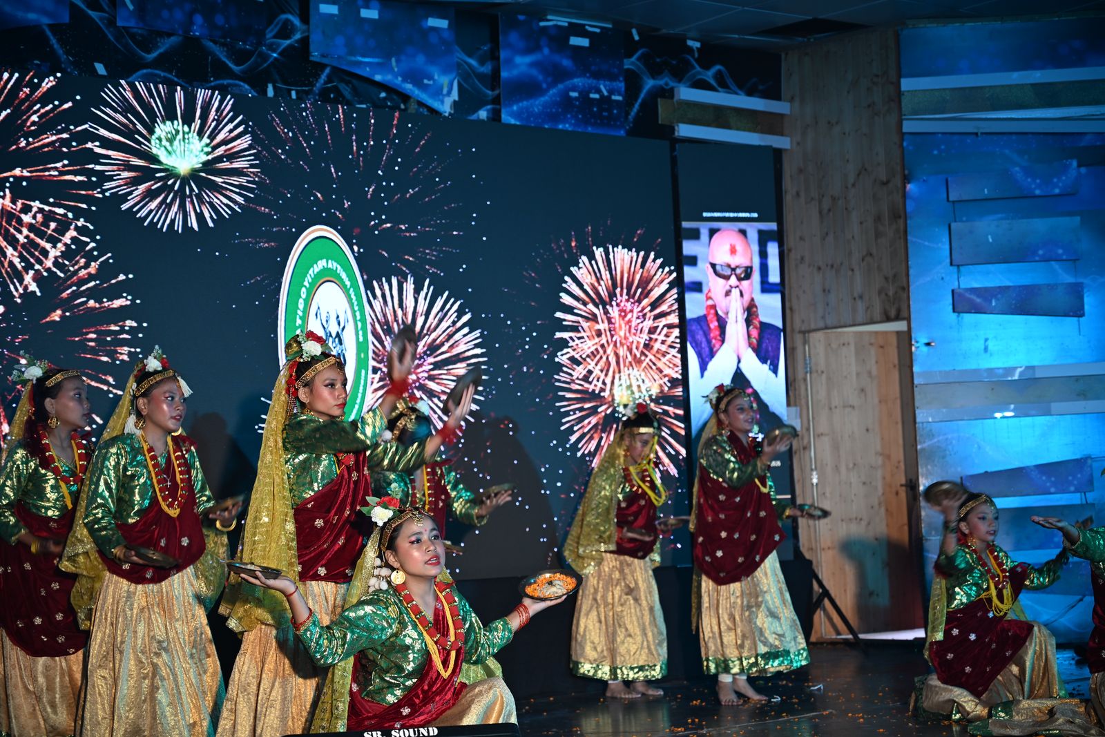 A group on stage