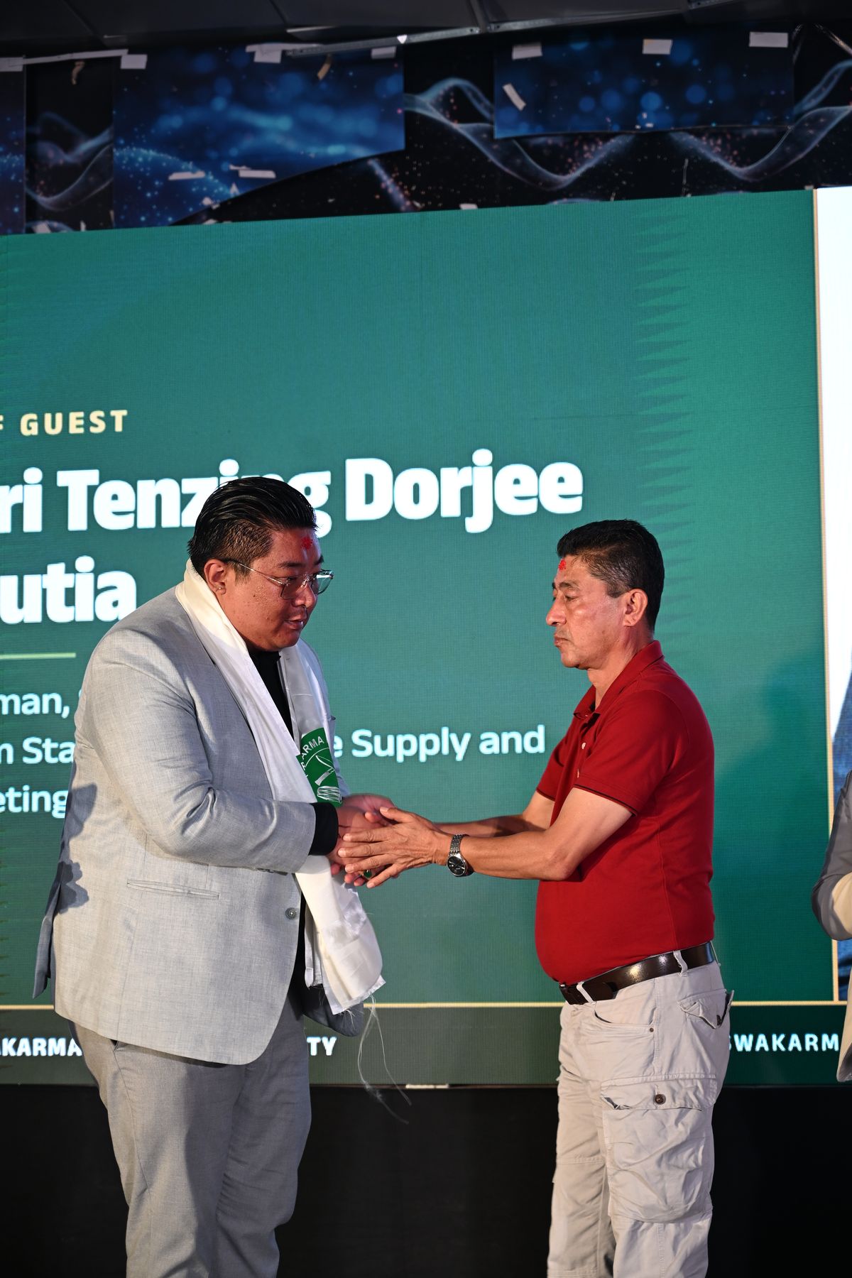 The Chief Guest felicitated