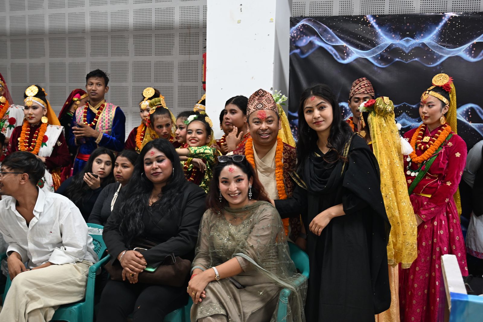 Dancers and guests after the competition
