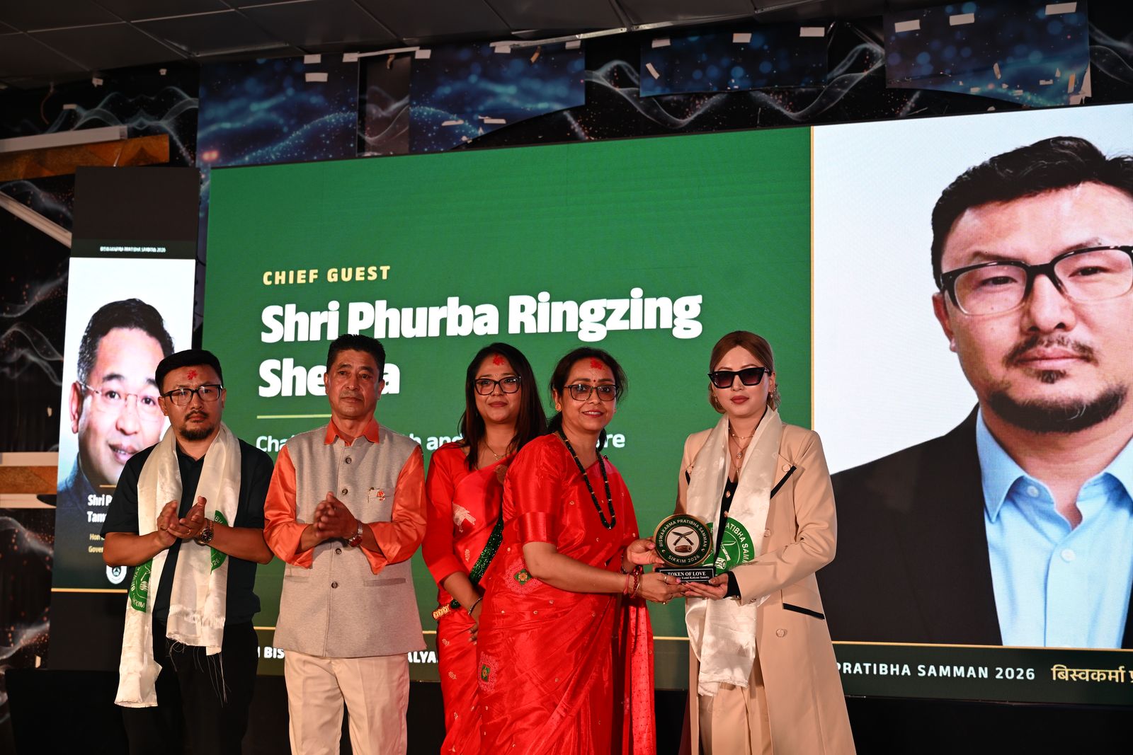 The Chief Guest felicitated