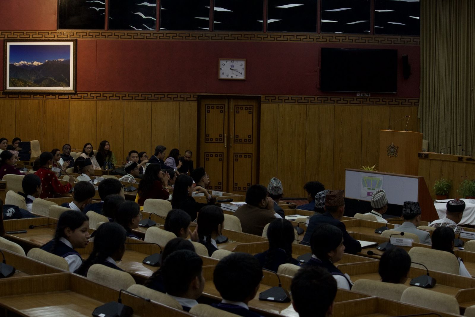 The Sikkim Youth Assembly in session