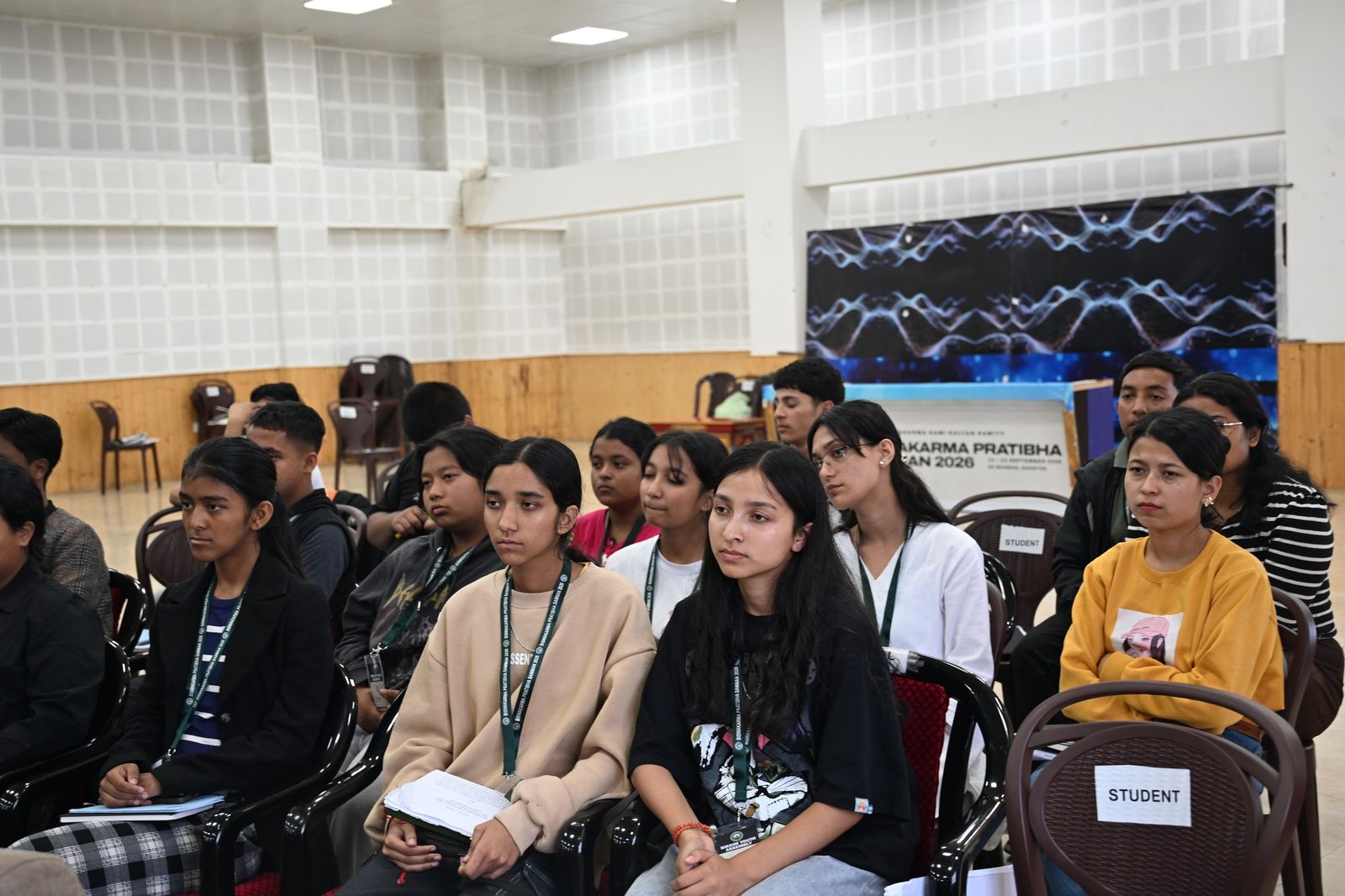 Participants in the training room